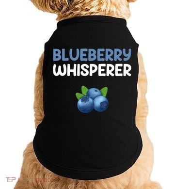 Blueberry Whisperer Blueberry Gift Doggie Tank