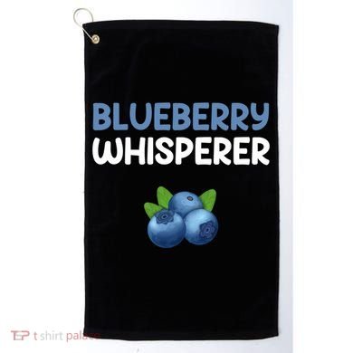 Blueberry Whisperer Blueberry Gift Golf Towel