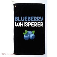 Blueberry Whisperer Blueberry Gift Golf Towel thumb 0