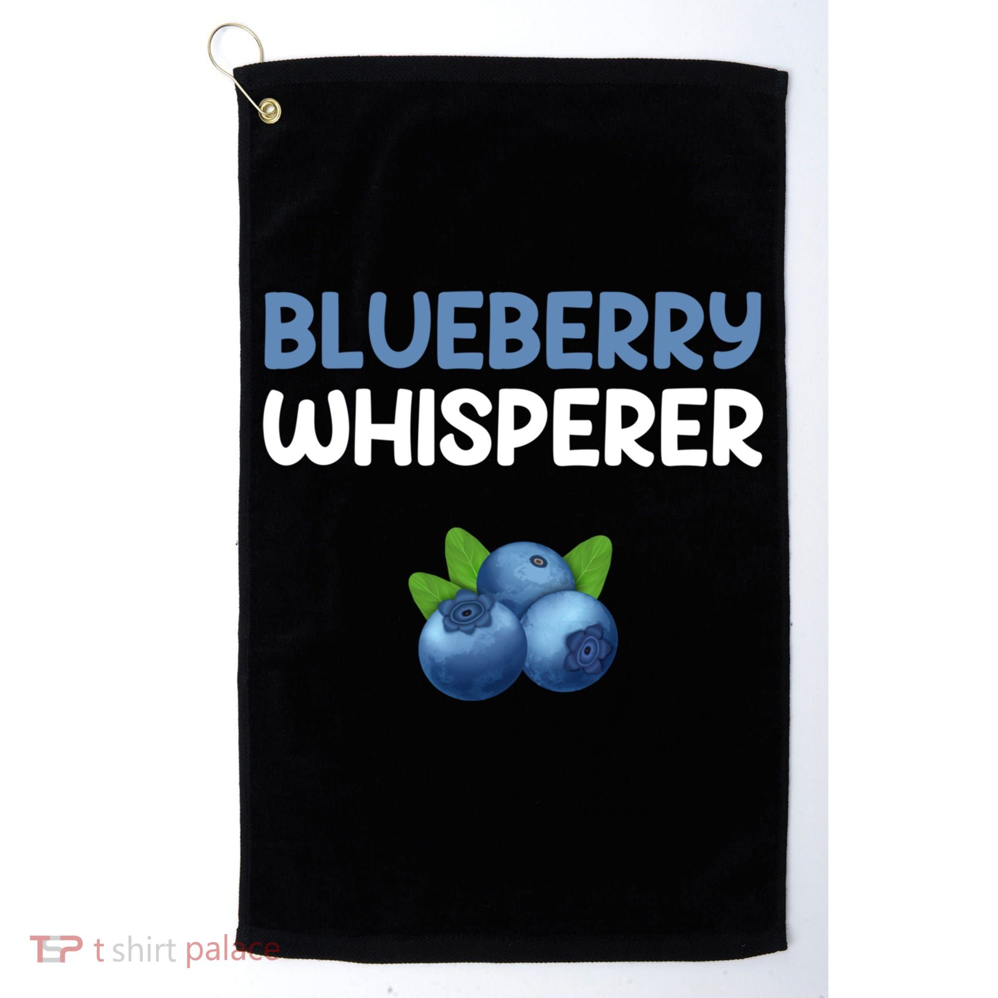 Blueberry Whisperer Blueberry Gift Golf Towel