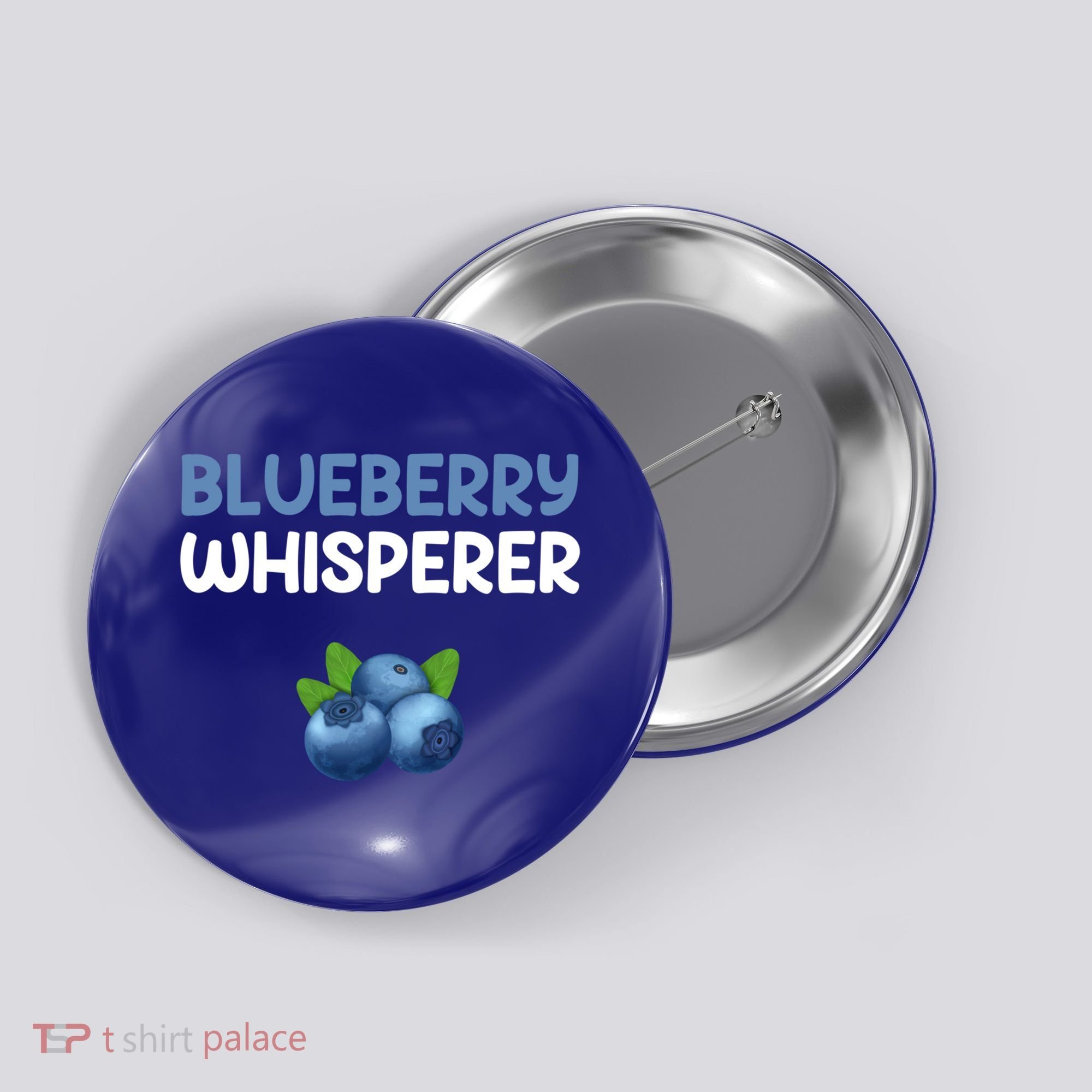 Blueberry Whisperer Blueberry Gift Button