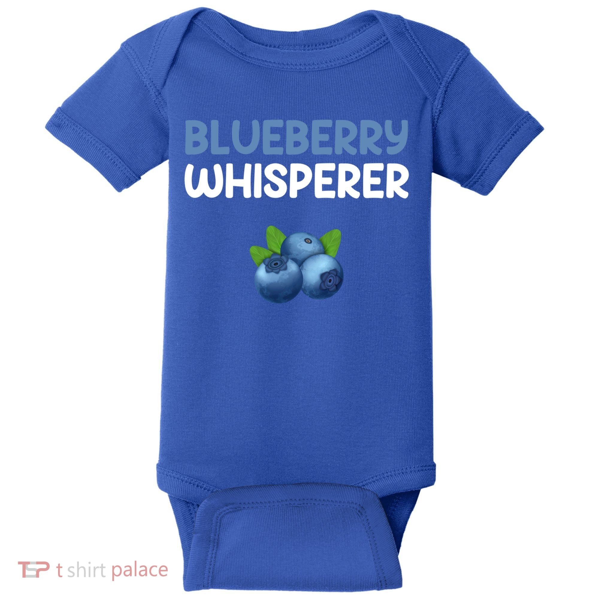 Blueberry Whisperer Blueberry Gift Baby Bodysuit