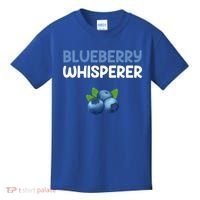 Blueberry Whisperer Blueberry Gift Kids T-Shirt thumb 0