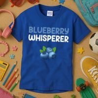 Blueberry Whisperer Blueberry Gift Kids T-Shirt thumb 3