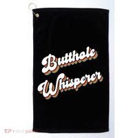 Butthole Whisperer Golf Towel thumb 0