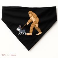 Bigfoot Walk Boston Terrier USA-Made Doggie Bandana thumb 0
