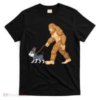 Bigfoot Walk Boston Terrier T-Shirt thumb 0