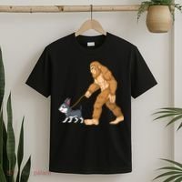Bigfoot Walk Boston Terrier T-Shirt thumb 2