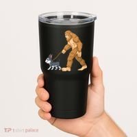 Bigfoot Walk Boston Terrier Tumbler thumb 2