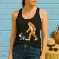 Bigfoot Walk Boston Terrier Women's Tank Top thumb 2