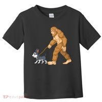 Bigfoot Walk Boston Terrier Toddler T-Shirt thumb 0