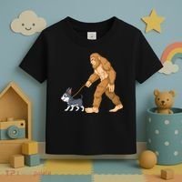 Bigfoot Walk Boston Terrier Toddler T-Shirt thumb 3
