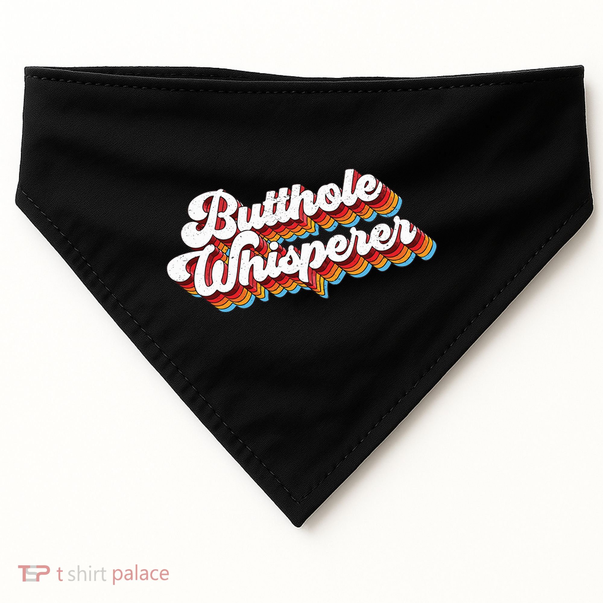 Butthole Whisperer USA-Made Doggie Bandana