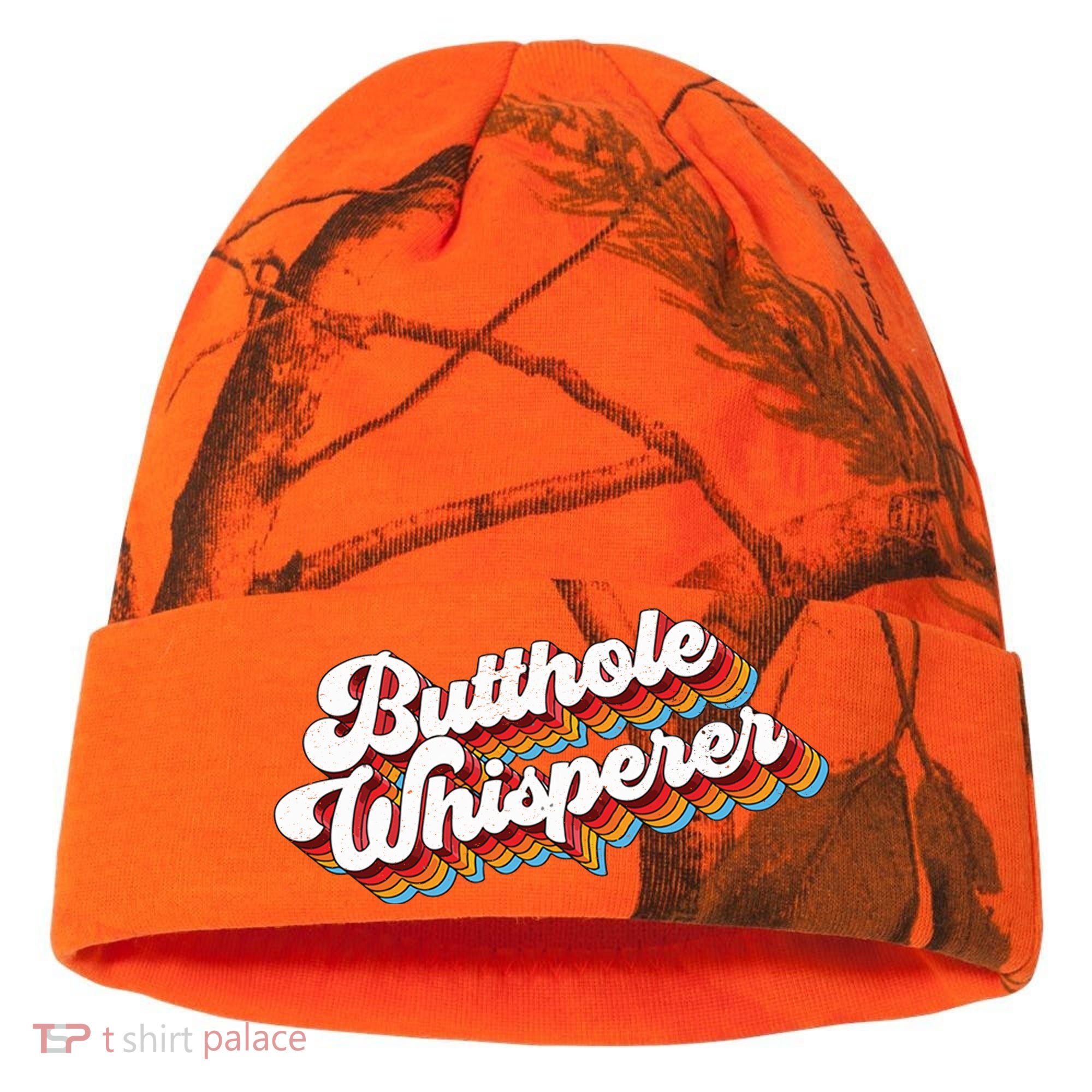 Butthole Whisperer Kati Licensed 12" Camo Cuffed Beanie