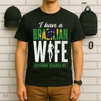 Brazilian Wife Brazilian Woman Brazil T-Shirt thumb 6