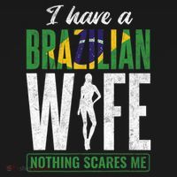Brazilian Wife Brazilian Woman Brazil T-Shirt thumb 7