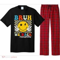 Bruh We Back Happy First Day Of School Teachers Pajama Set thumb 0