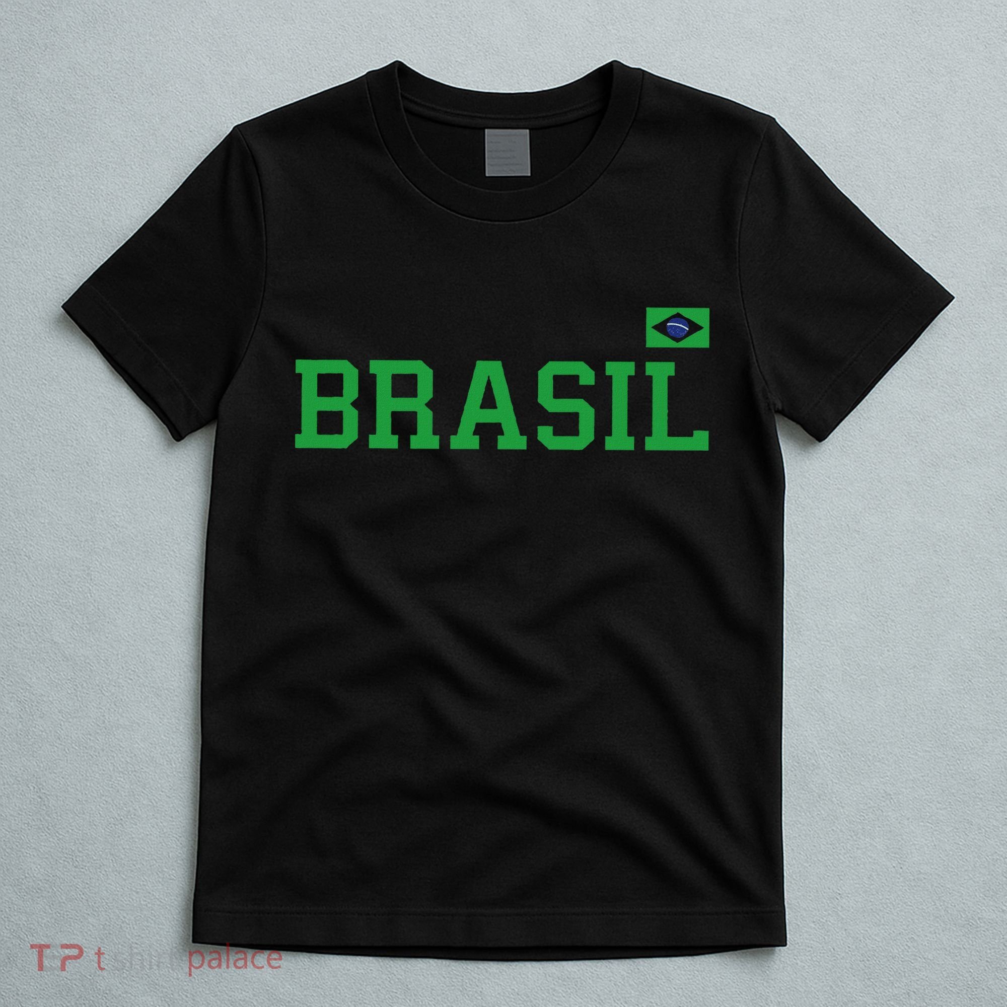 Brazil Women Brasil Brazilian Flag Yellow T-Shirt