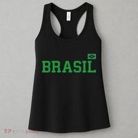 Brazil Women Brasil Brazilian Flag Yellow Women's Tank Top thumb 3