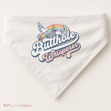 Butthole Whisperer USA-Made Doggie Bandana