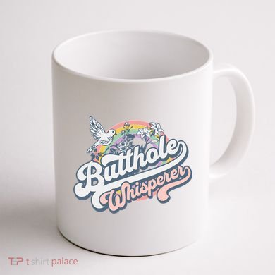 Butthole Whisperer Coffee Mug back
