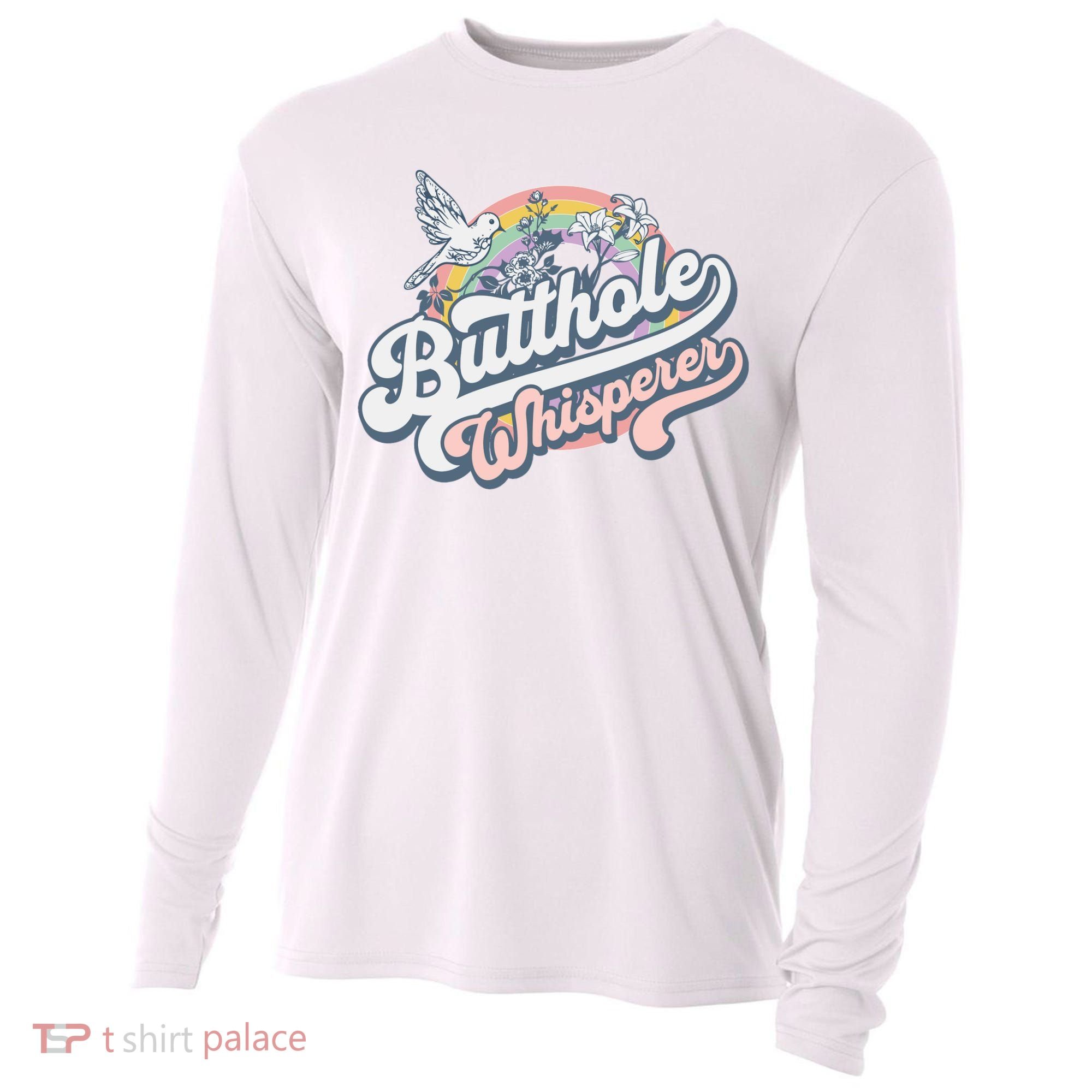 Butthole Whisperer Cooling Performance Long Sleeve Crew