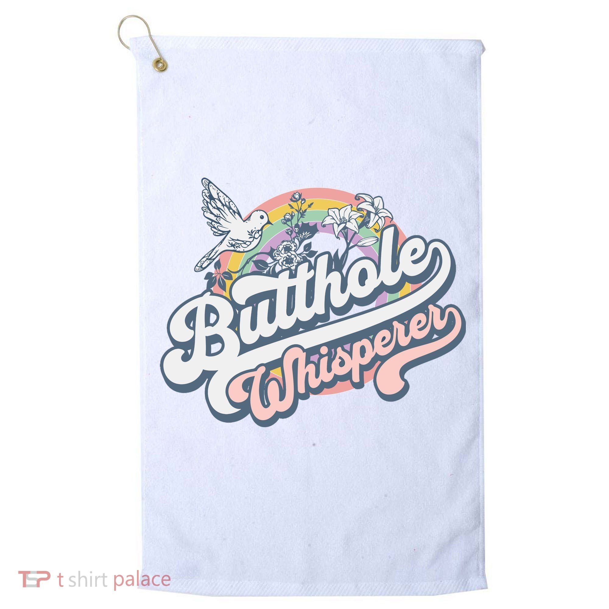 Butthole Whisperer Golf Towel