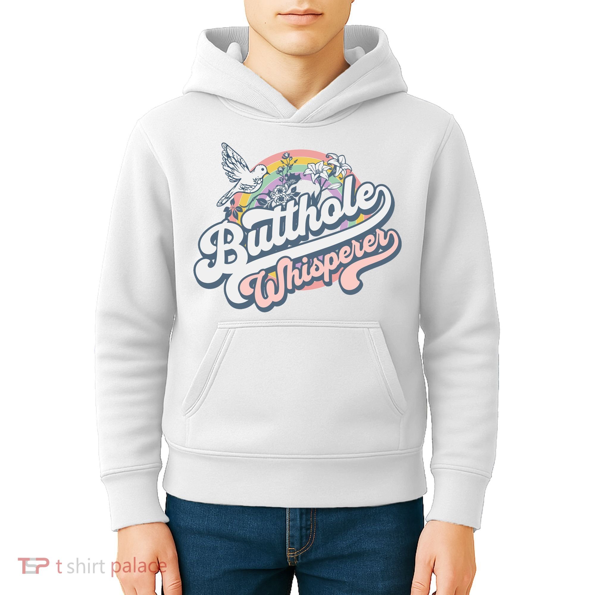 Butthole Whisperer Kids Hoodie