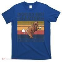Bear World's Best Farter Gift I Mean Father Vintage Retro Gift T-Shirt thumb 0