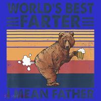 Bear World's Best Farter Gift I Mean Father Vintage Retro Gift T-Shirt thumb 7