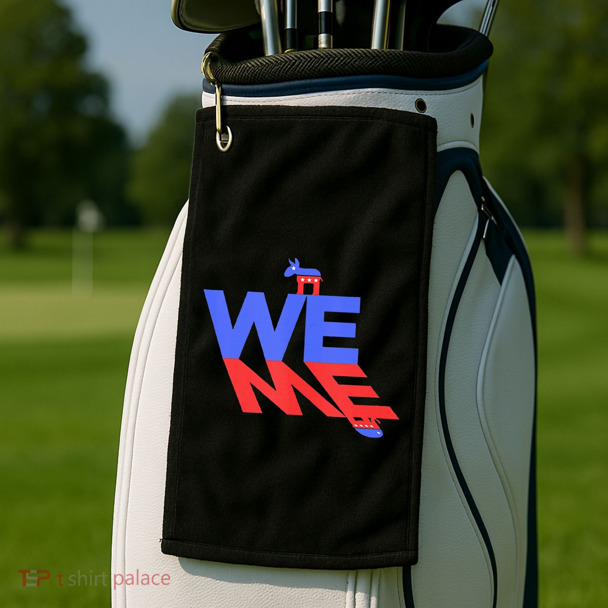 Blue Wave Golf Towel