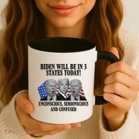 Biden Will Be In 3 States Today Funny Confused Joe Biden Coffee Mug thumb 3