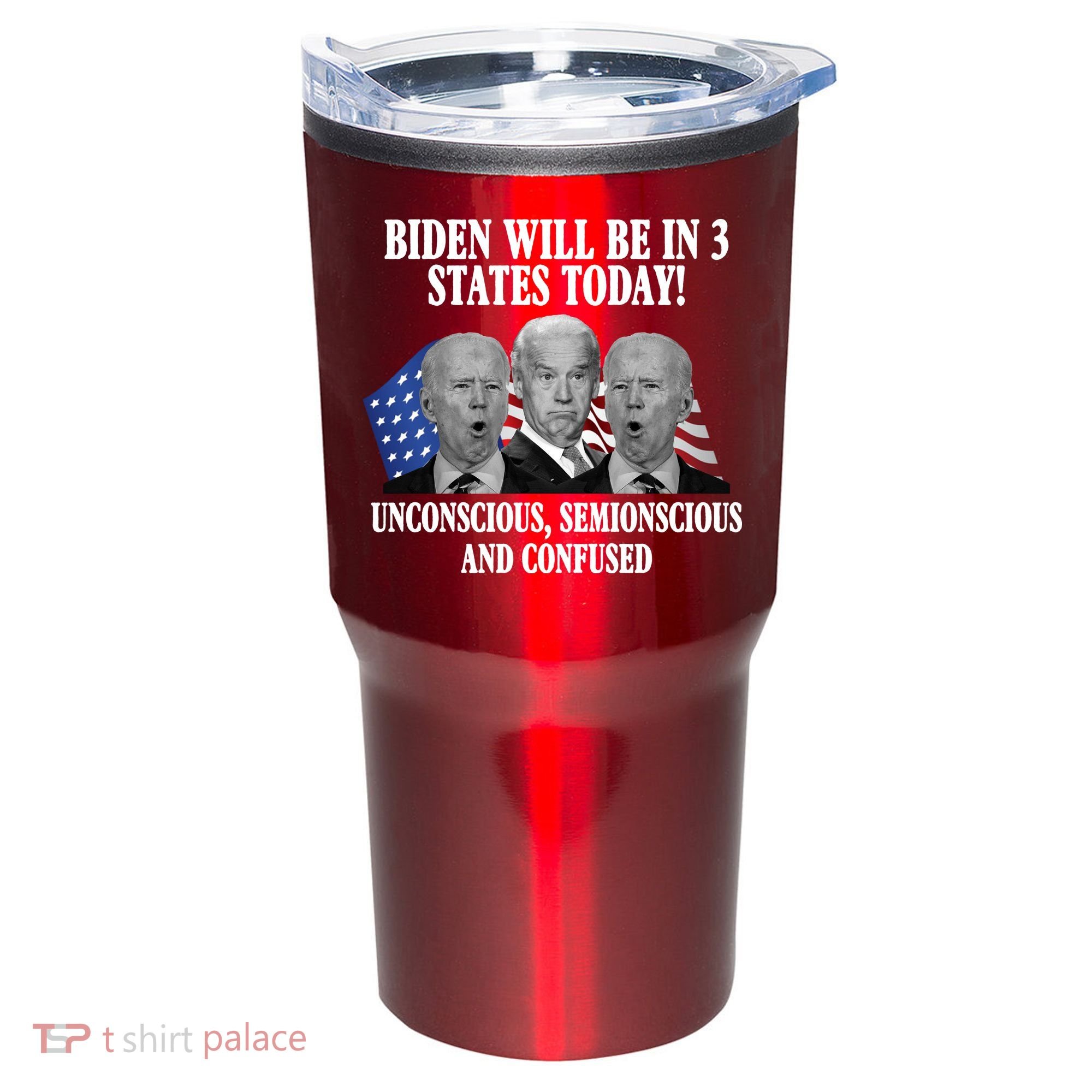 Biden Will Be In 3 States Today Funny Confused Joe Biden Tumbler