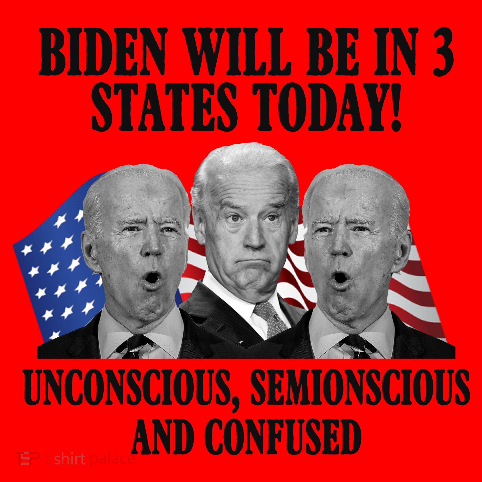 Biden Will Be In 3 States Today Funny Confused Joe Biden Santa Hat