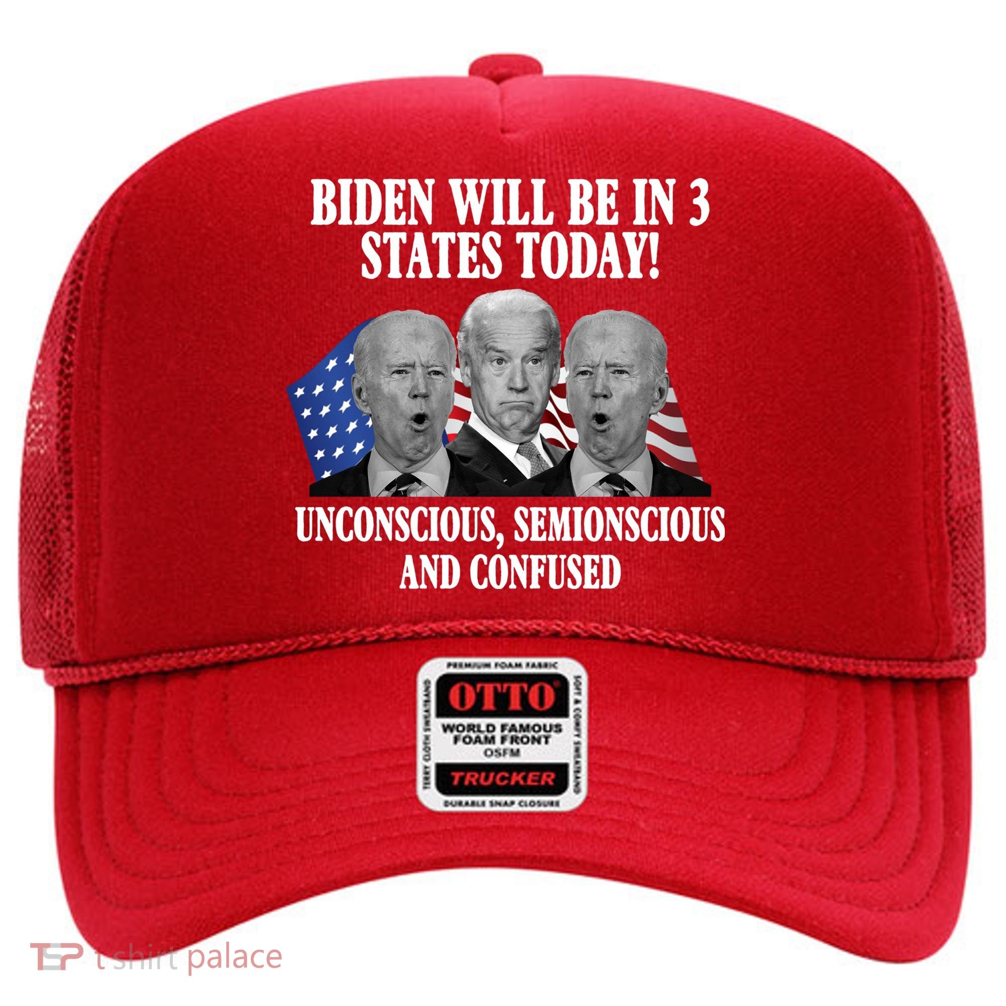 Biden Will Be In 3 States Today Funny Confused Joe Biden Hat
