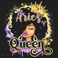 Black Wo Birthday Melanin Aries Queen Beanie thumb 2