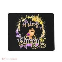 Black Wo Birthday Melanin Aries Queen Mousepad thumb 0