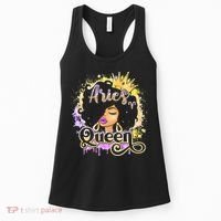 Black Wo Birthday Melanin Aries Queen Women's Tank Top thumb 0