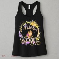 Black Wo Birthday Melanin Aries Queen Women's Tank Top thumb 3