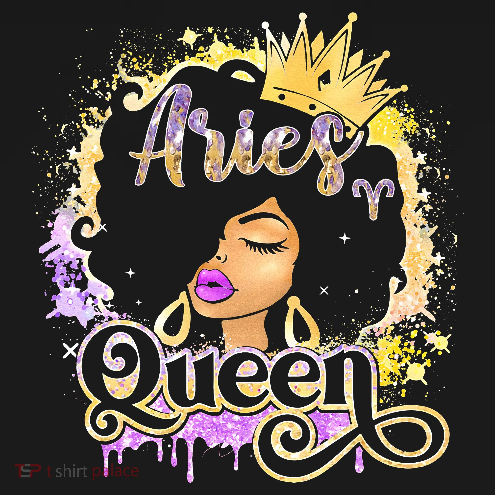 Black Wo Birthday Melanin Aries Queen Women's Tank Top