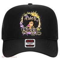 Black Wo Birthday Melanin Aries Queen Hat thumb 0