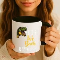 Bruh We Back 12th Grade Dinosaur Lovers Coffee Mug thumb 3