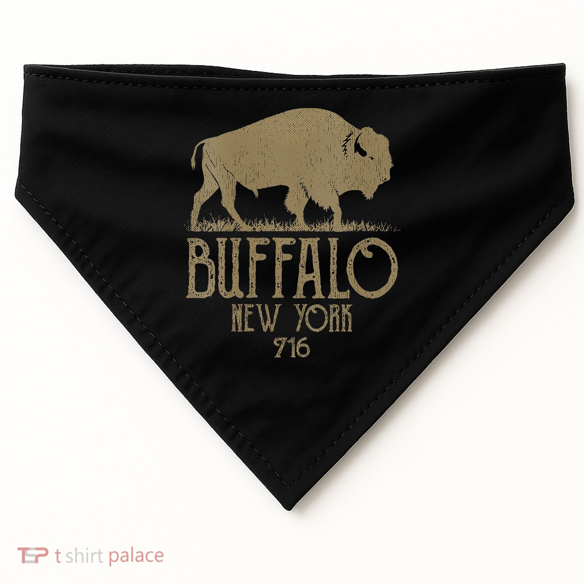 BFLO WNY Clothing Area Code 716 Buffalo New York USA-Made Doggie Bandana