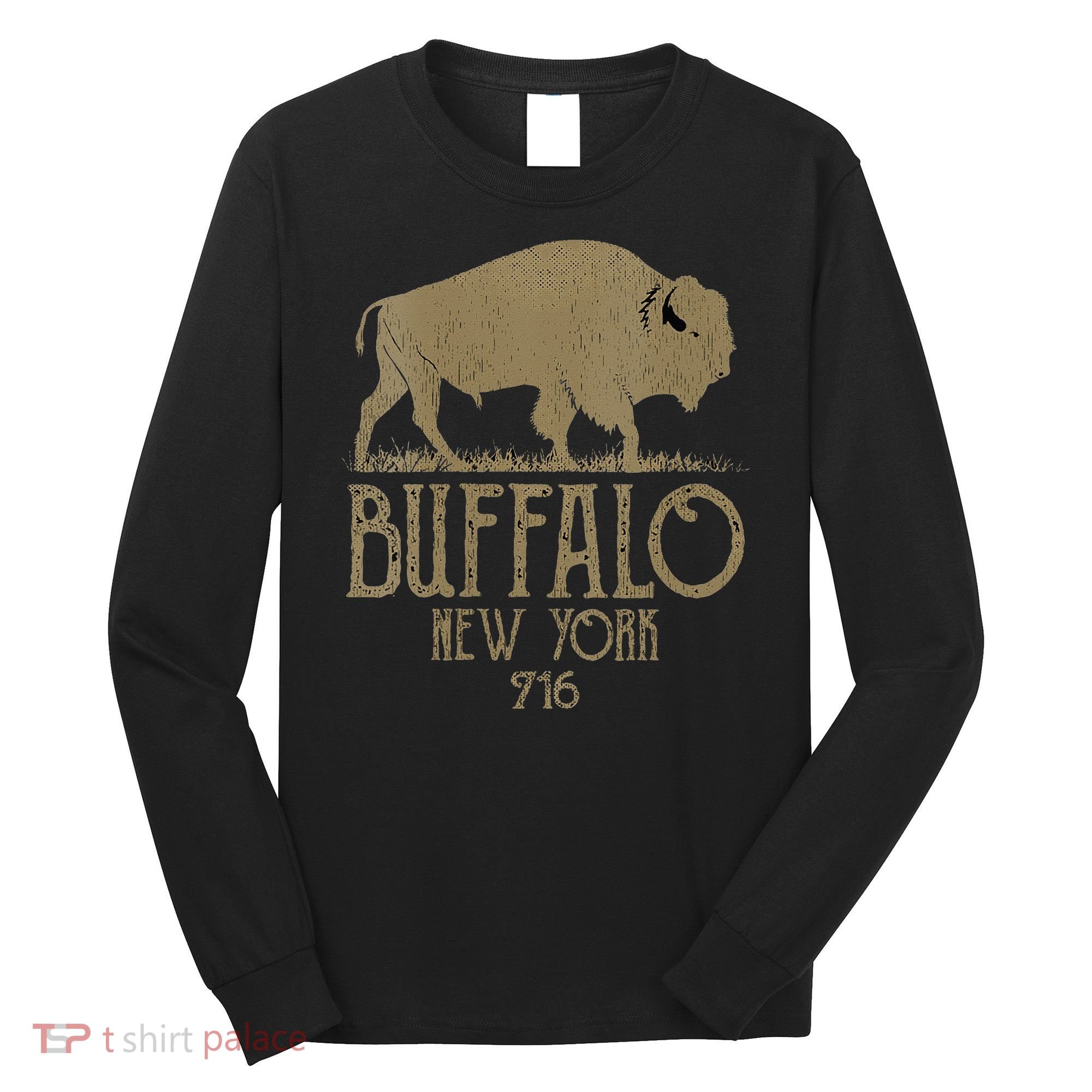 BFLO WNY Clothing Area Code 716 Buffalo New York Long Sleeve Shirt