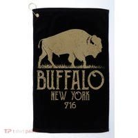 BFLO WNY Clothing Area Code 716 Buffalo New York Golf Towel thumb 0