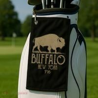 BFLO WNY Clothing Area Code 716 Buffalo New York Golf Towel thumb 2