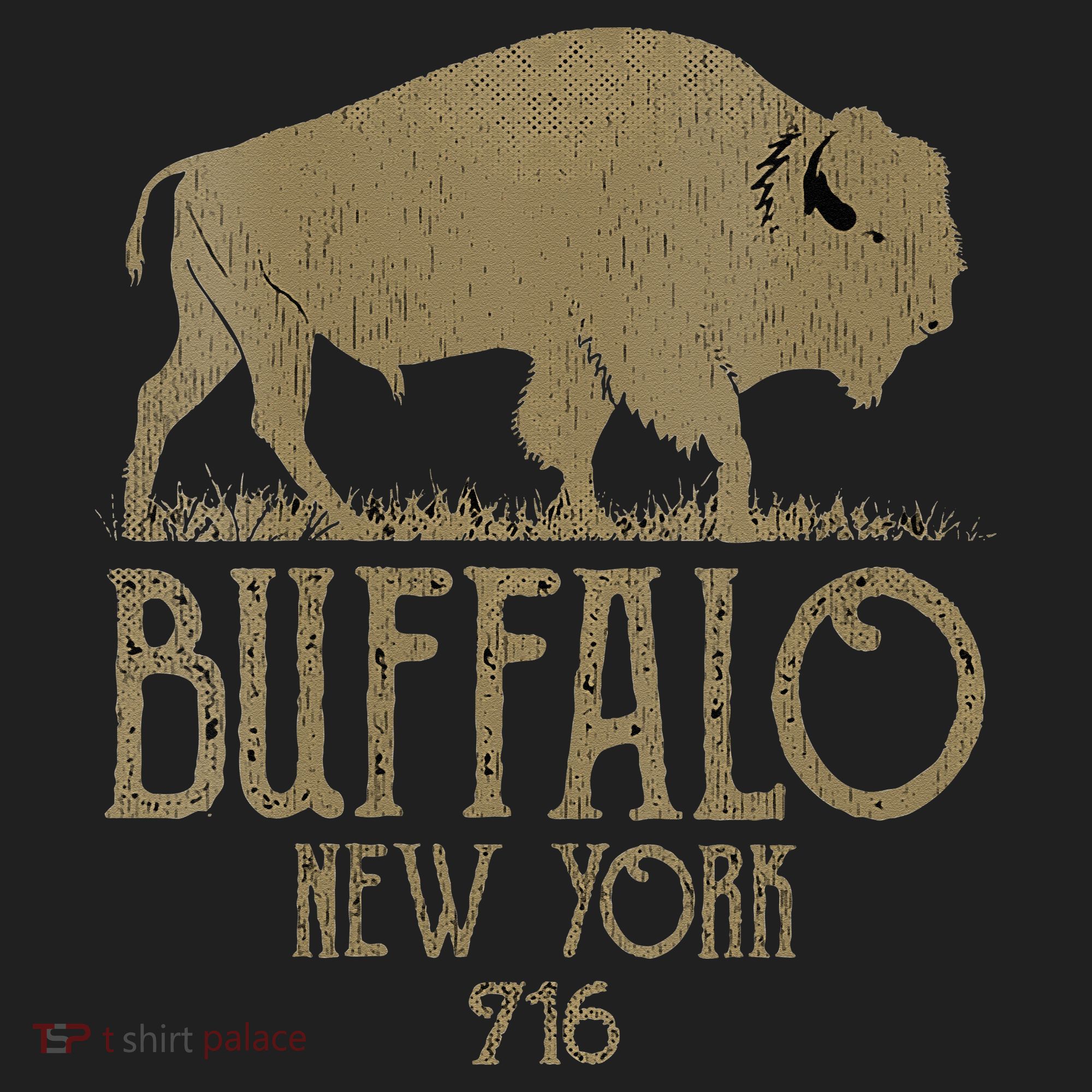 BFLO WNY Clothing Area Code 716 Buffalo New York Golf Towel