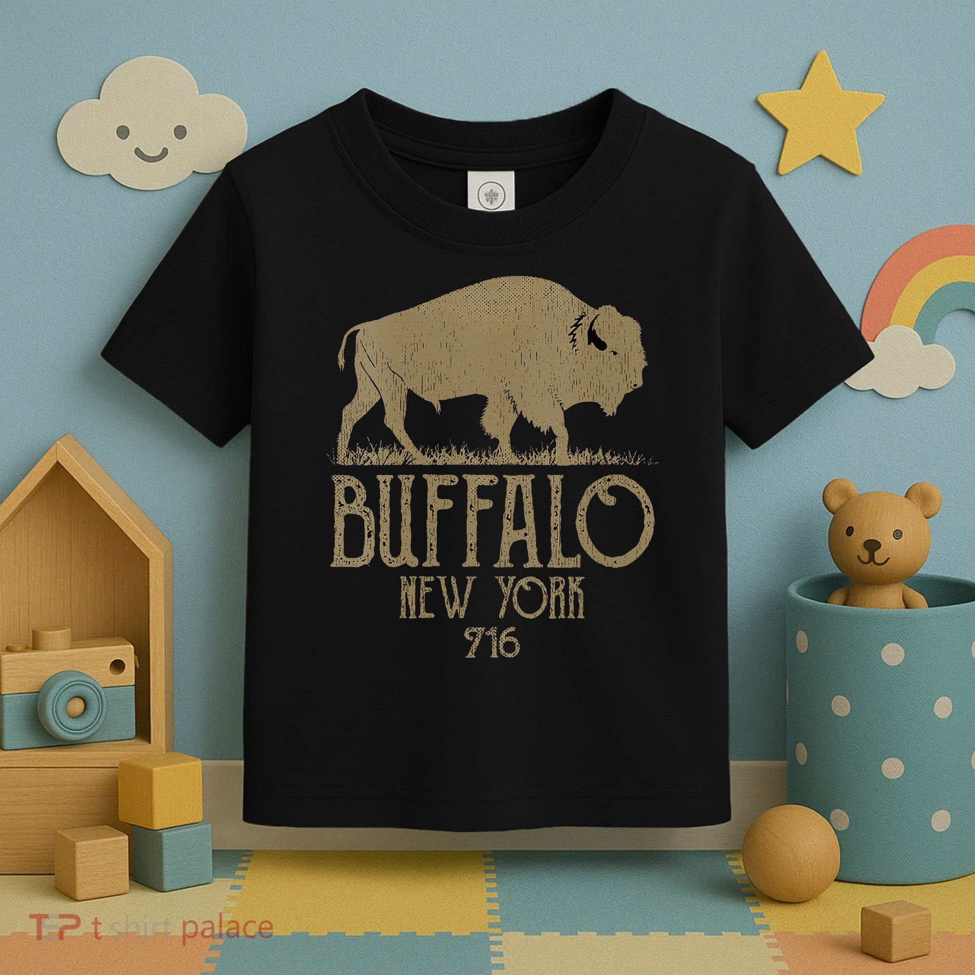 BFLO WNY Clothing Area Code 716 Buffalo New York Toddler T-Shirt