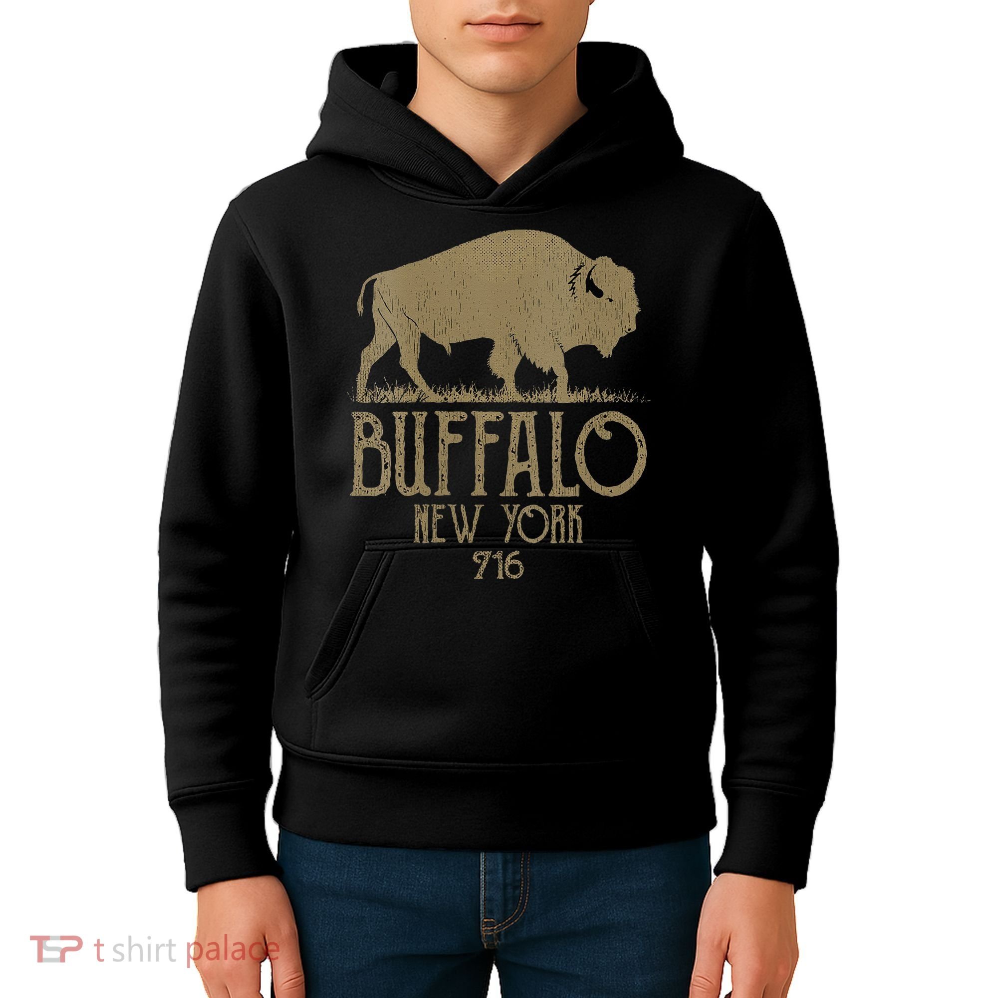 BFLO WNY Clothing Area Code 716 Buffalo New York Kids Hoodie