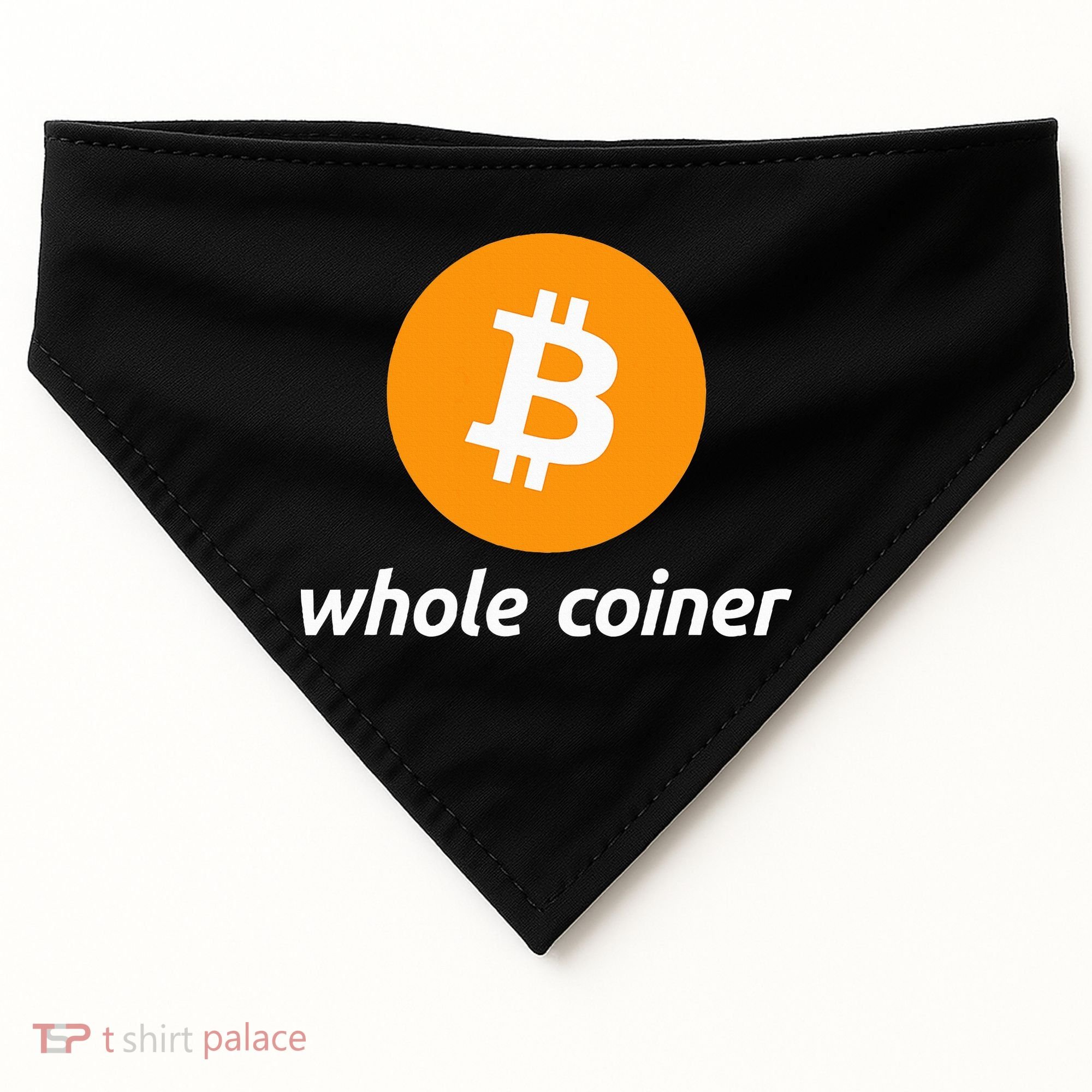 Bitcoin Whole Coiner USA-Made Doggie Bandana